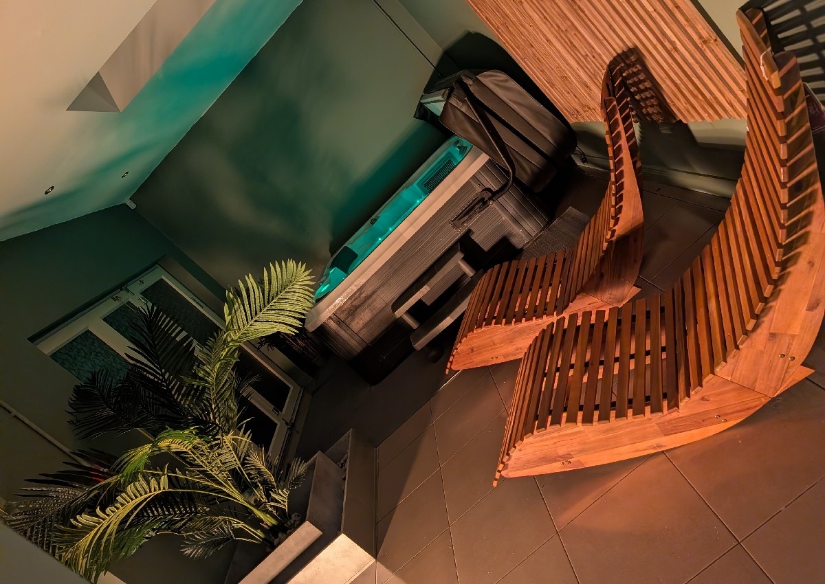 Private spa area at the salon